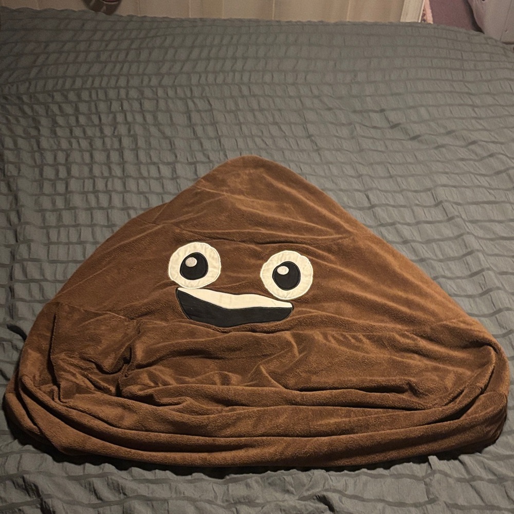 Brown Emoji Pillow bean bag